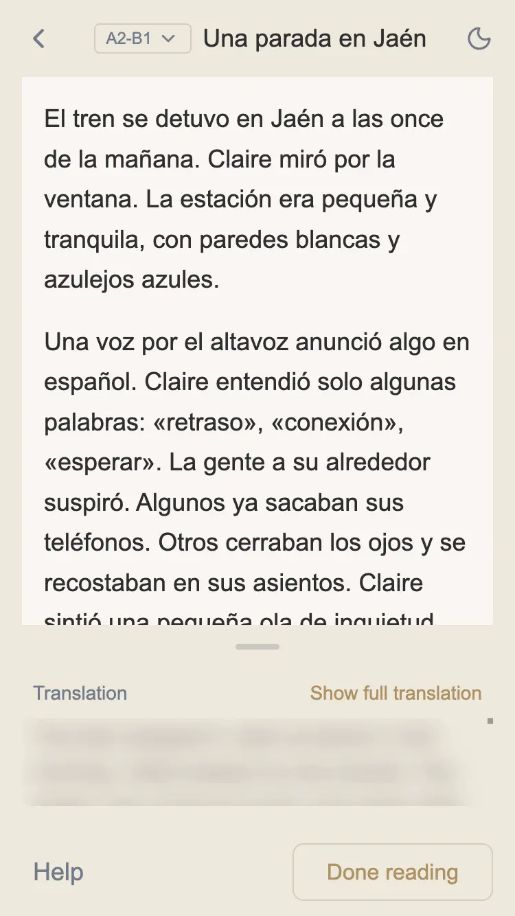 SplitRead reader demo hidden translation